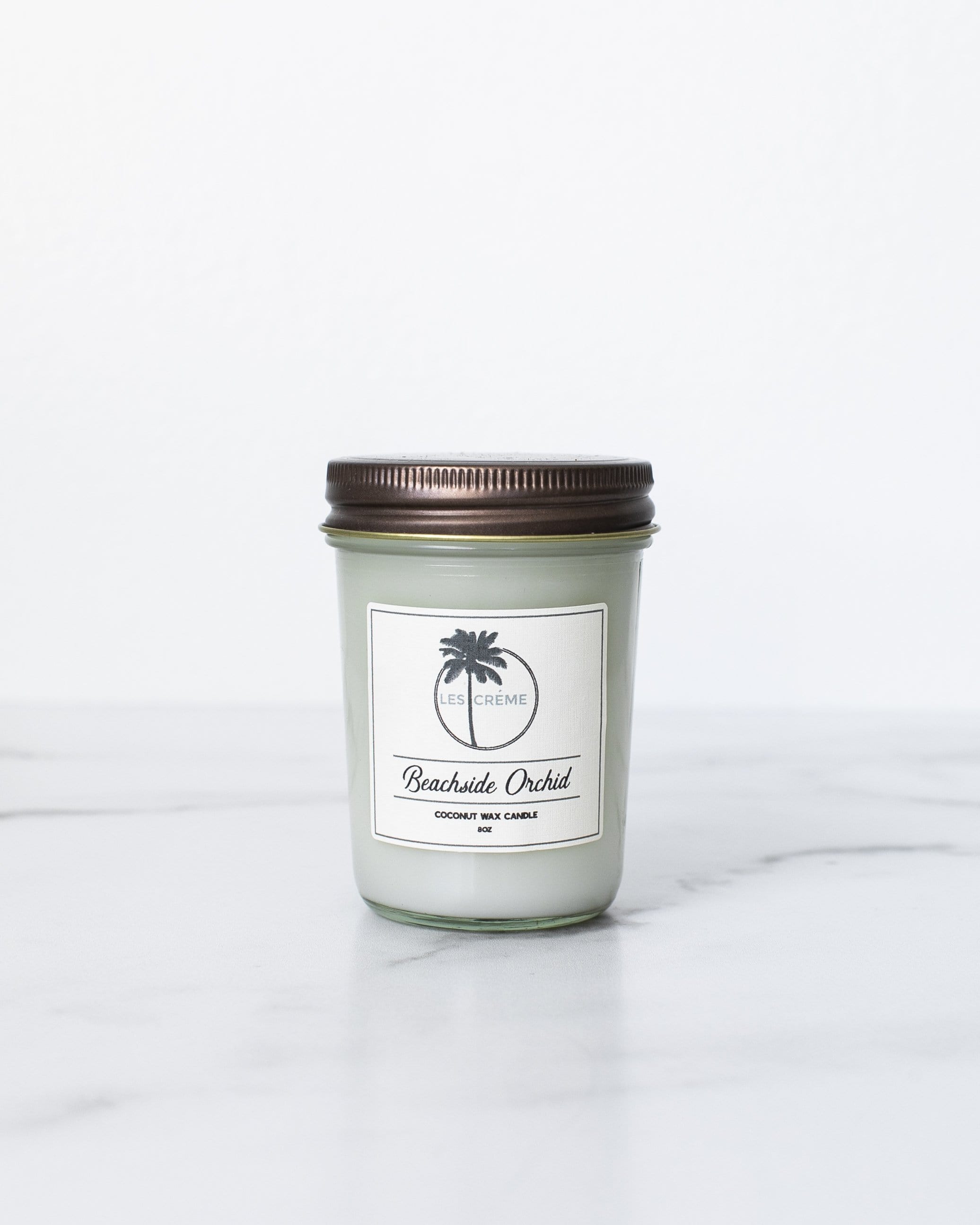 Beachside Orchid Scent Coconut Candle