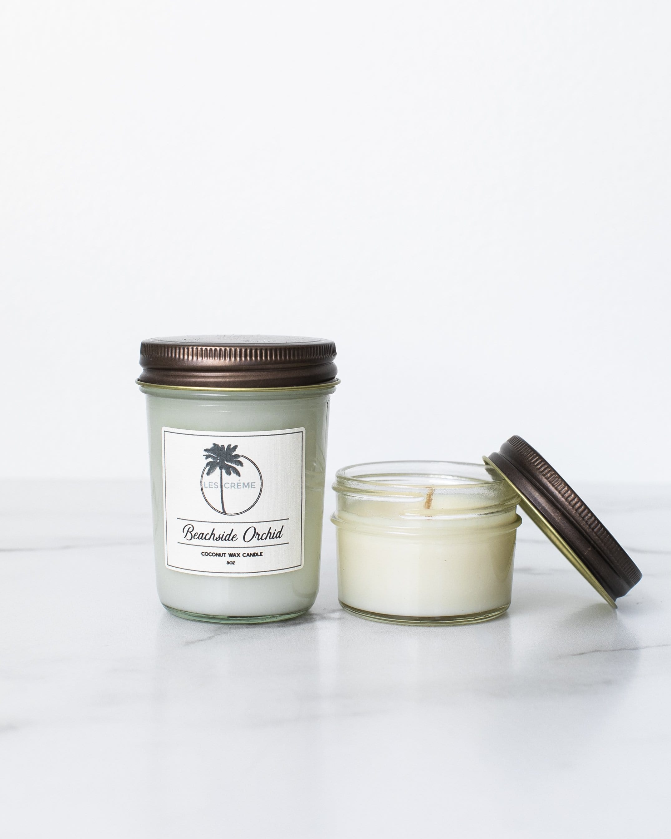 Beachside Orchid Scent Coconut Candle