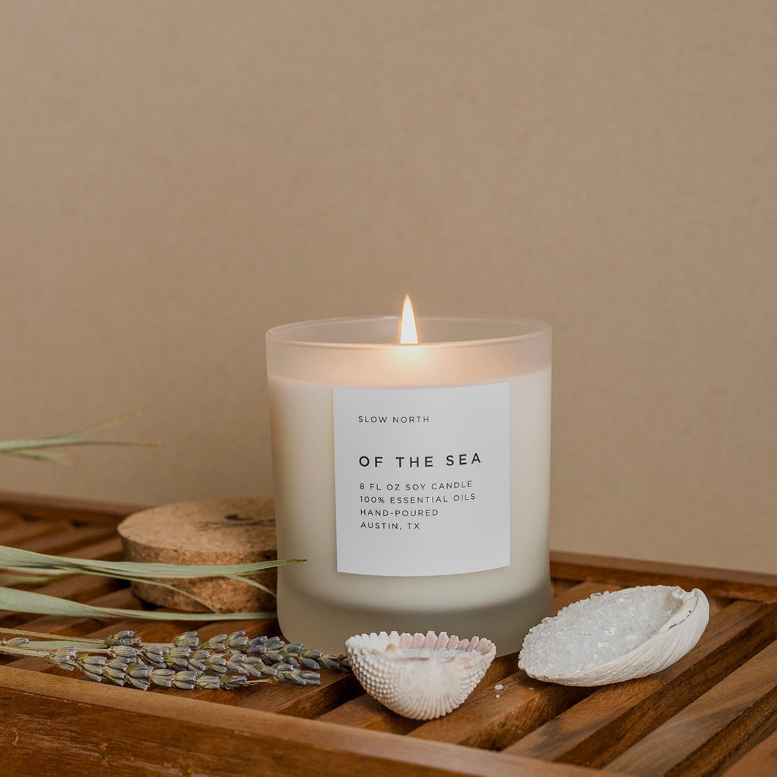 Of The Sea - Signature Candle (Eucalyptus , Lavender , Peppermint)