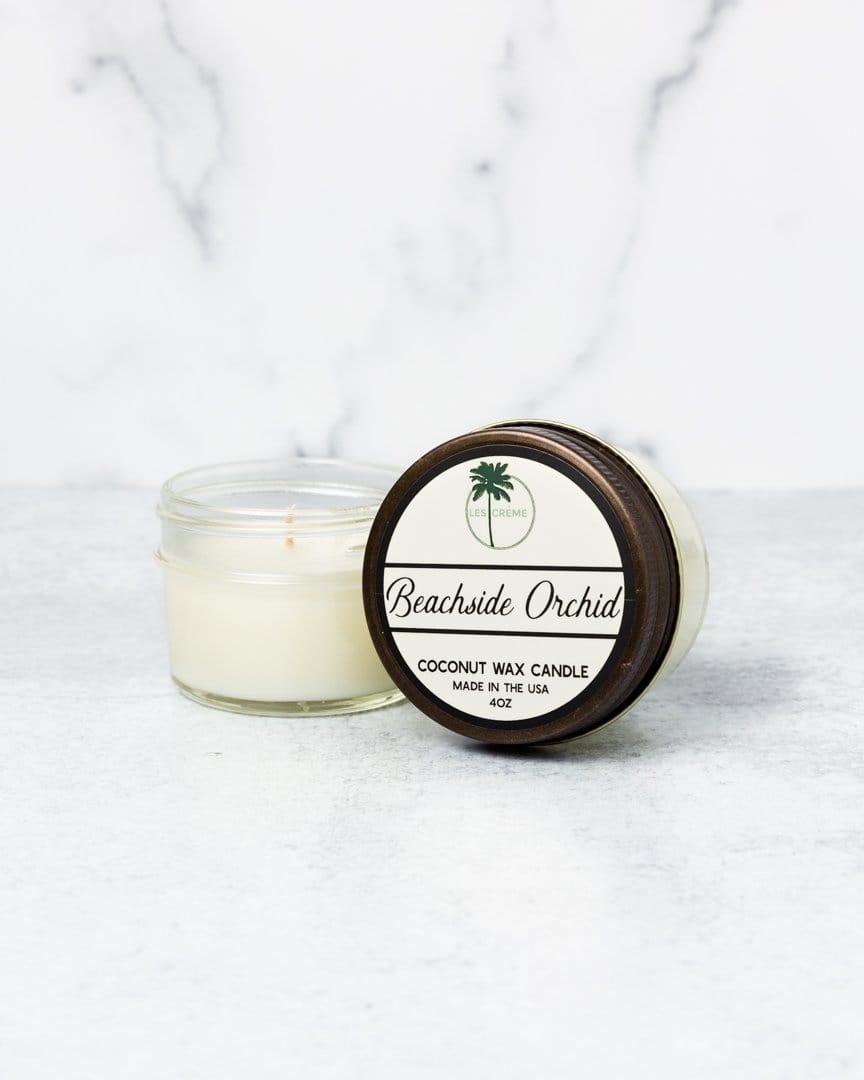 Beachside Orchid Scent Coconut Candle